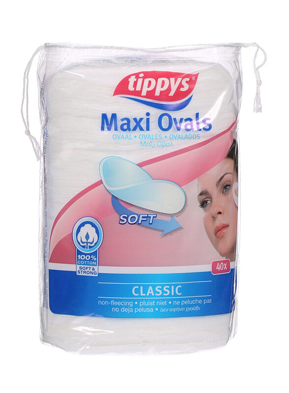 

Maxi Oval Cotton Pads, 40 Pieces