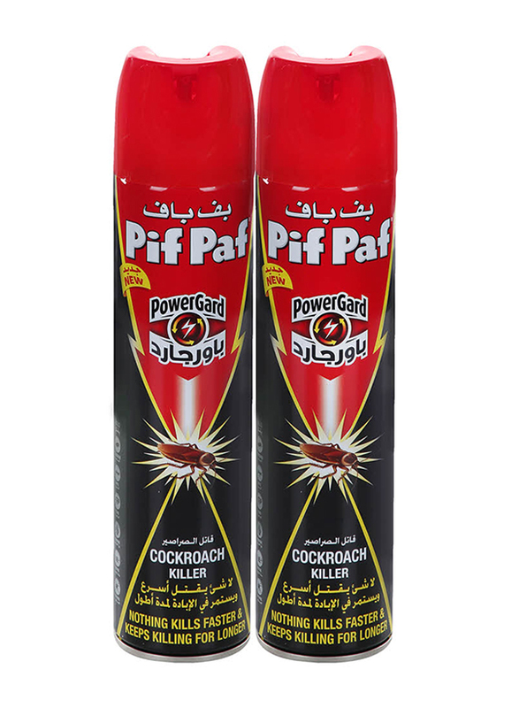 Pif Paf Easy Reach Cockroach Killer, 2 x 400ml