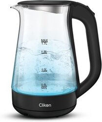 Clikon CK5147,  1.7 Liter Glass Body Electric Cordless Kettle 