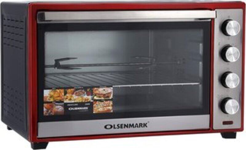 

Olsenmark OM02212, Electric Oven with Convection and Rotisserie, 68L, 60 Minutes Timer with Bell Ring , Adjustable Temperature