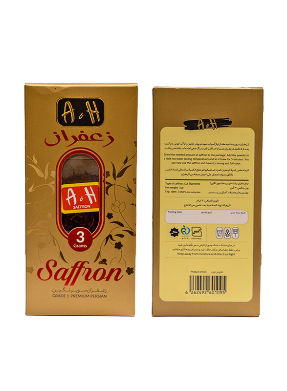 

A&H Premium Saffron, 3g