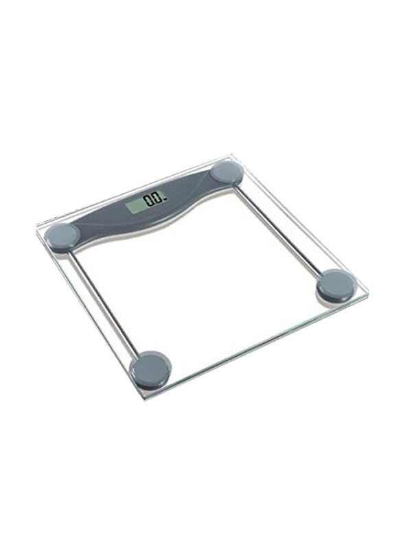 

Clikon Digital Bathroom Scale, 330 LB, Clear