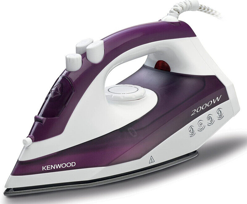 

Kenwood Steam Iron 250Ml Capacity, Non Stick Sole Plate