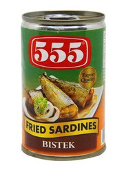 555 Fried Sardines Bistek, 155g