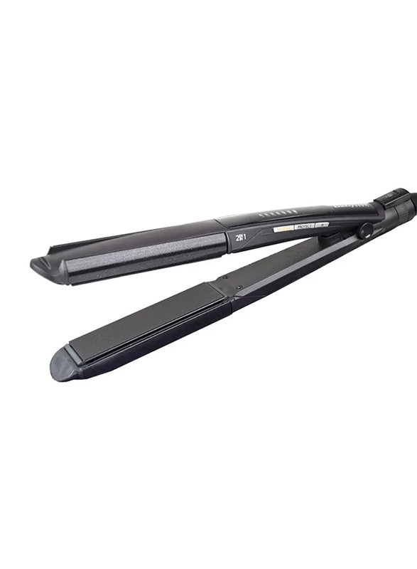 Babyliss 2-in-1 Straight & Curl Hair Straightener, Black