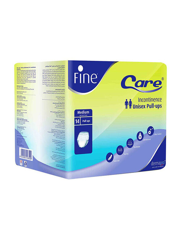

Fine Care Incontinence Adult Diapers, 14 Pieces, Medium