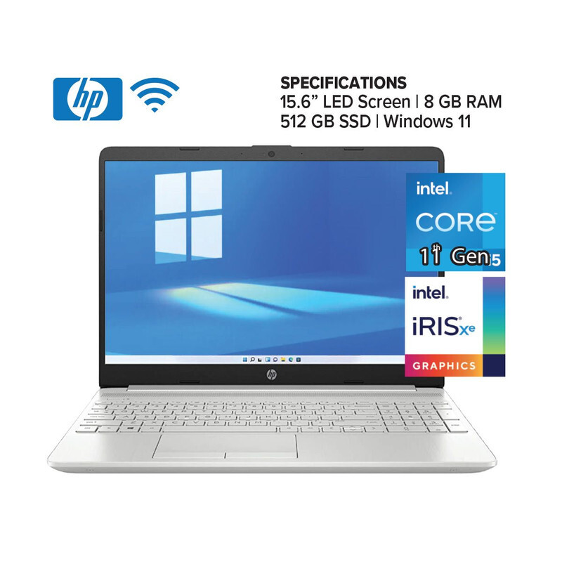 HP Laptop 15s-FQ4049NE Intel, Iris  XGraphics, Intel core i5, 15.6", 8GB RAM, 512GB SSD