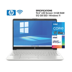 HP Laptop 15s-FQ4049NE Intel, Iris  XGraphics, Intel core i5, 15.6", 8GB RAM, 512GB SSD