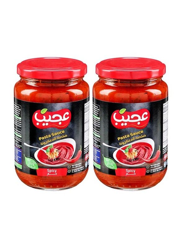 

Ajeeb Spicy Pasta Sauce, 2 x 360g