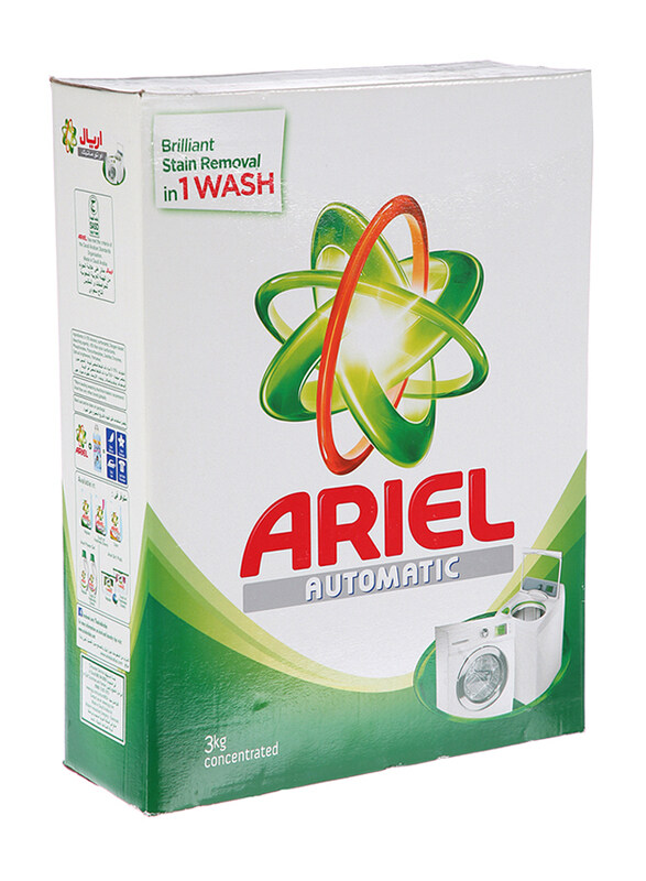 

Ariel Green Automatic Concentrated Powdered Detergent, 3Kg