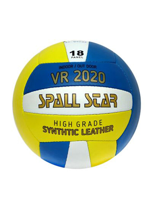 

Spall Star Volleyball Ball, Blue/Yellow/White