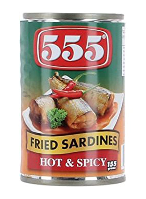 

555 Hot & Spicy Fried Sardines, 155g