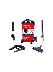 Geepas Drum Vacuum Cleaner, GVC2592, Red/Black