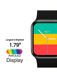 eOnz Elite Smartwatch with 1.79-Inch Super Bright AMOLED Display, Black