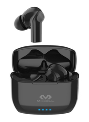 Miccell VQ-BHSS True Wireless In-Ear Active Noise Cancelling Stereo Earbuds, Black
