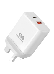 Miccell 20W Quick Charge 3.0 USB Fast Wall Charger, White