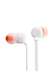 JBL Tune 110 Wired In-Ear Earphones, White