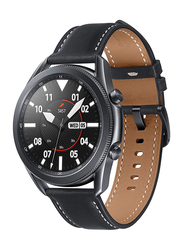 Samsung Galaxy Watch 3 - 45mm Smartwatch, GPS and Bluetooth, Black Stainless Steel Case and Black Leather Band