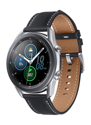 Samsung Galaxy Watch 3 - 45mm Smartwatch, GPS and Bluetooth, Silver Stainless Steel Case and Silver Leather Band