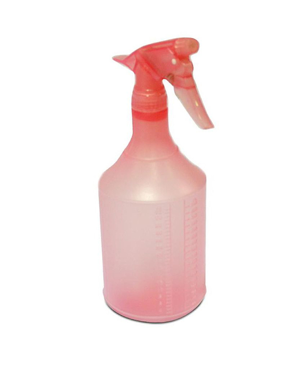 AKC 900ml Transparent-Red-Spray Bottle, Pink