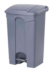 Home Time Trash Can with Pedal, Grey