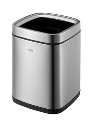 Eko Open Top Trash Bin, 12 Litters, Silver