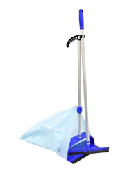 AKC Dust Pan Set Long with Disposable Bag, 84cm, Blue