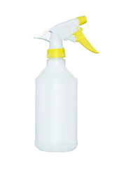 AKC Plastic Spray Bottle, 400ml, Yellow