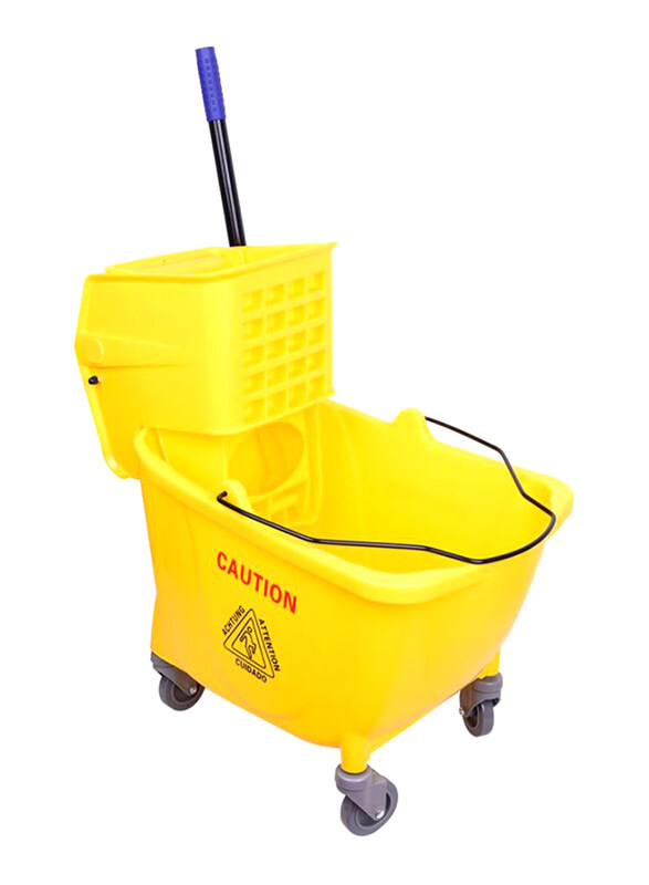 

Generic Mop Bucket with Side Press Wringer, Yellow