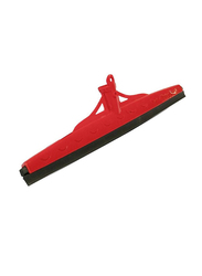 AKC Plastic Wiper with Single Rubber and Metallic Handle, 55cm, Red