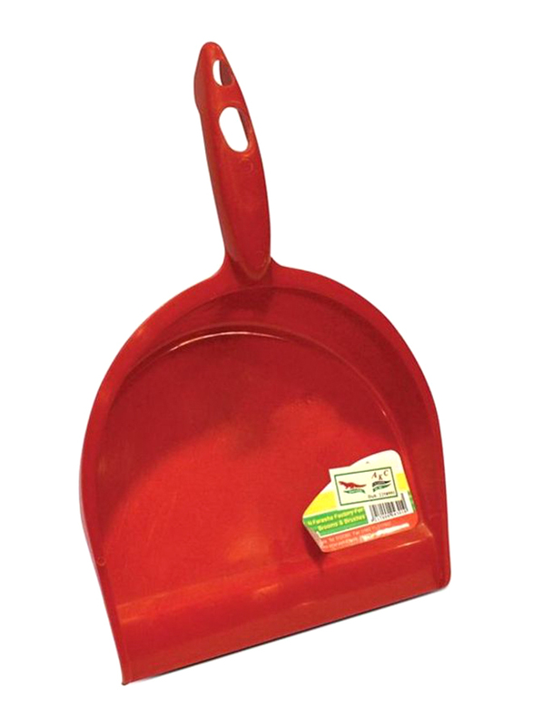 AKC Plastic Dustpan, Red