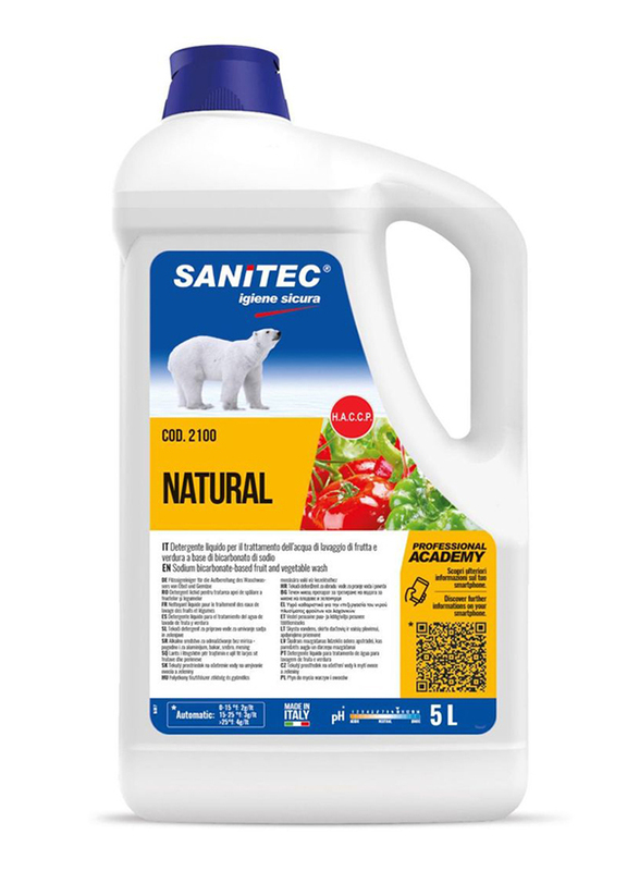 Sanitec Vegetables & Fruit Sanitizer For Professional Usage, White