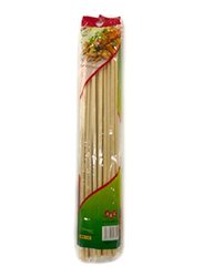 AKC 25-Piece Natural Bamboo Skewers, Beige