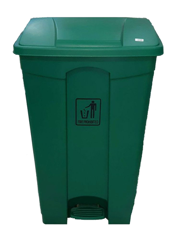 

Generic Garbage Bin with Pedal, 87 Litters, Green