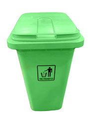 AKC Plastic Garbage Bin, 240 Litters, Green