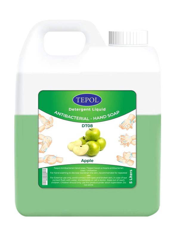 Tepol Apple Liquid Hand Soap, 5 Liter