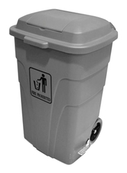 AKC Plastic Trash Bin, 120 Litters, Grey