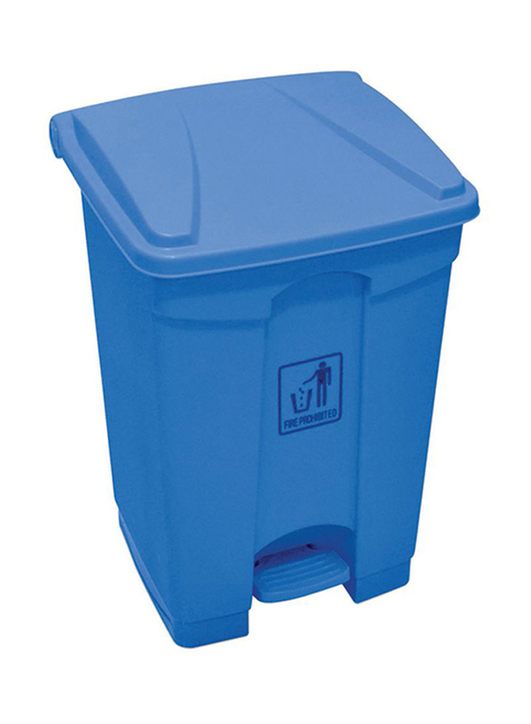 AKC Durable Trash Bin with Pedal, 45 Litters, Blue