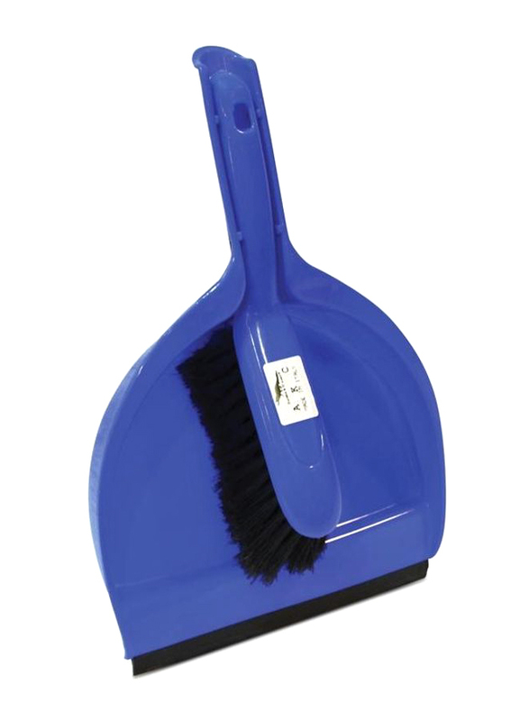 AKC Dustpan & Brush Set, Blue