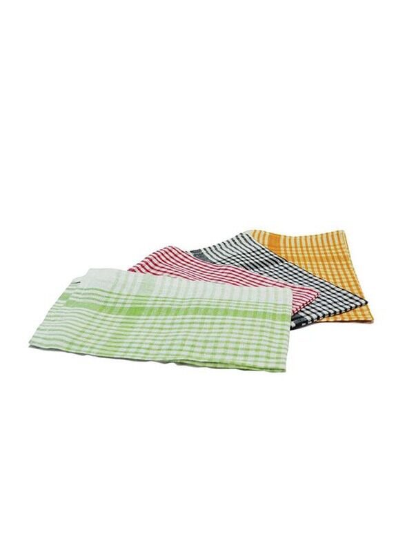 

Royal Home Cotton Kitchen Towels, 60 x 45cm, 4 Pieces, Multicolour