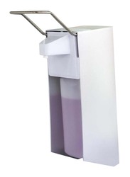 AKC Stainless Steel Hand Bar & Pump Spraying Dispenser, 500ml, White