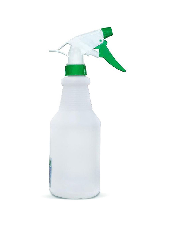 AKC Plastic Spray Bottle, Green, 600ml, White