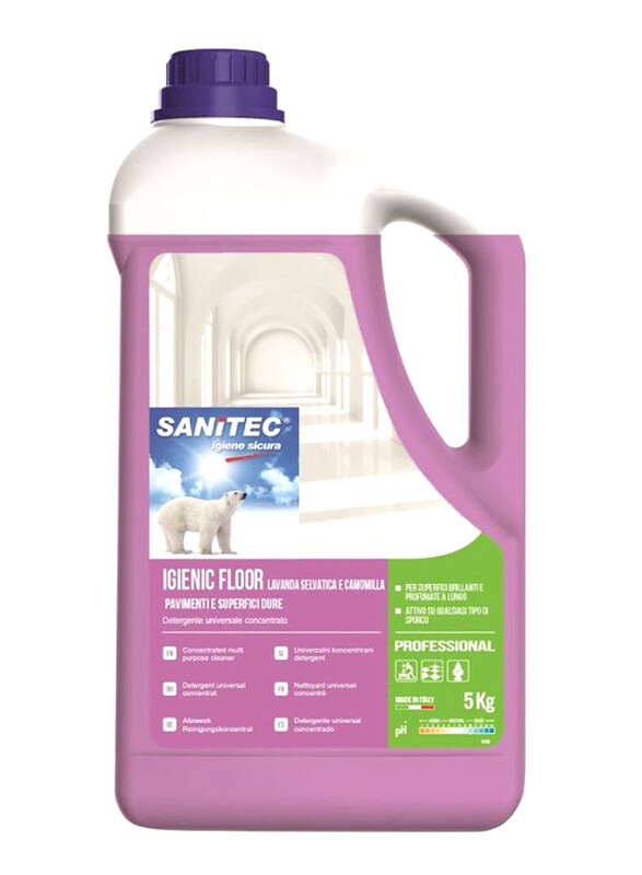 

Sanitec Igienic Floor Multi-Purpose Surface Cleaner, 5Kg, Pink