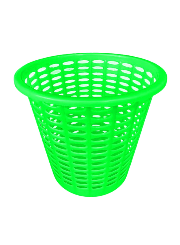 AKC Multicolour Round Plastic Basket, 25x27cm, Assorted