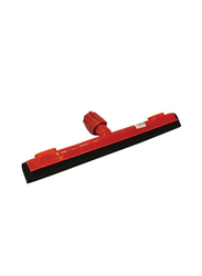 AKC Plastic Floor Wiper and Metallic Handle, 45cm, Red