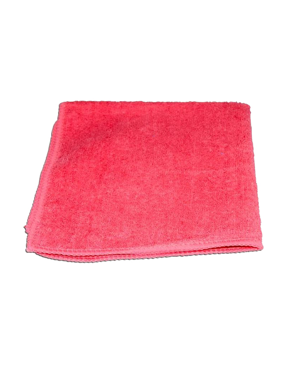 Royal Home 4-Piece 500GSM Microfiber Towels, 30x60cm, Red