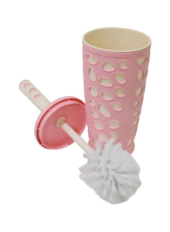 

AKC Toilet Brush & Dustbin Set, Pink