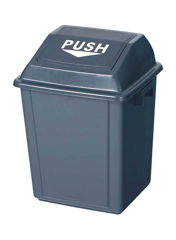 Home Time Trash Can with Led, Grey