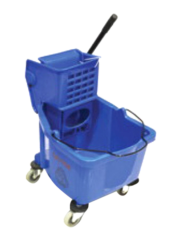 AKC Plastic Mop Wringer Cart, 83X47X37cm, Blue