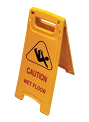 Caution Wet Floor Sign, 68x30cm, Yellow